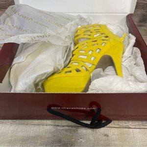 Liliana Women’s Yellow High Heels 6.5 Brand New. Condition is New with box.